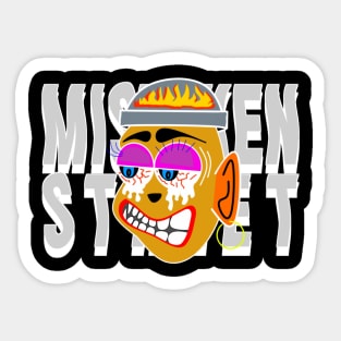 Mistaken street Sticker